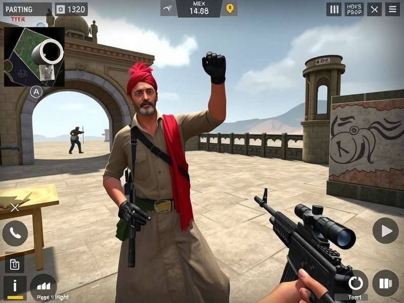 Intense Action in Hindustani CSGO Fight Hindustani CSGO Fight Gameplay Screen